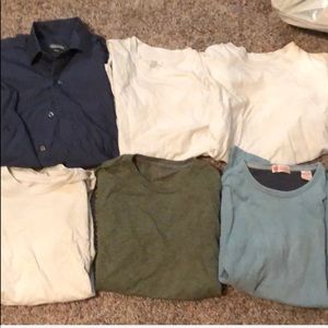 6 men’s size small shirts